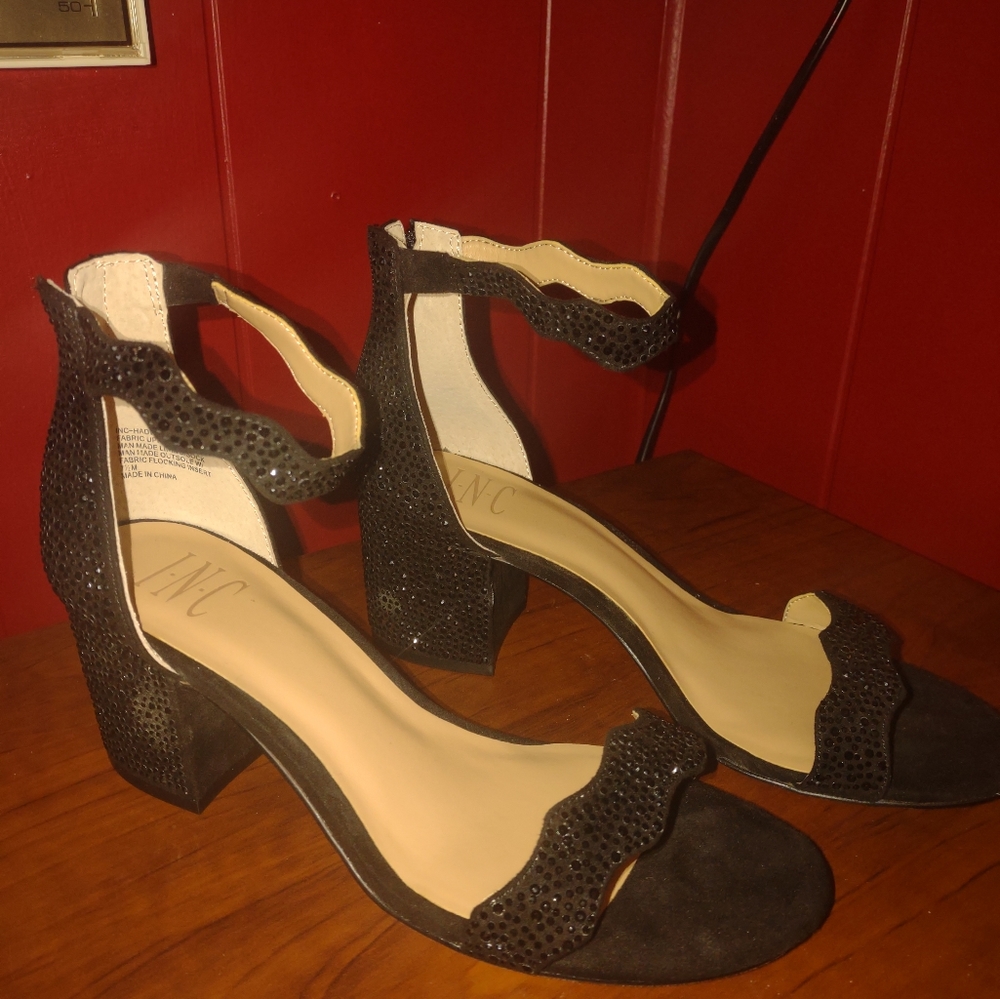 INC sparkly sandals